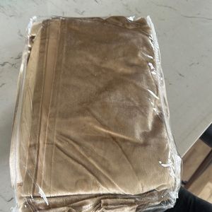 Rachel Zoe gold Velvet Curtains set of 2 108”